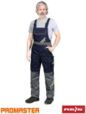 spodnie robocze ogrodniczki Prox Reis granatowo-żółte spodnie robocze ogrodniczki Prox Reis granatowo-żółte