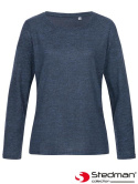 bluza damska SST9180 Stedman marina blue melange bluza damska SST9180 Stedman marina blue melange