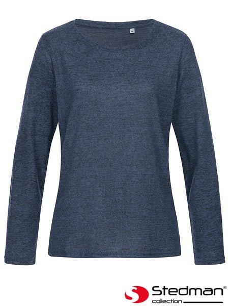 bluza damska SST9180 Stedman marina blue melange bluza damska SST9180 Stedman marina blue melange