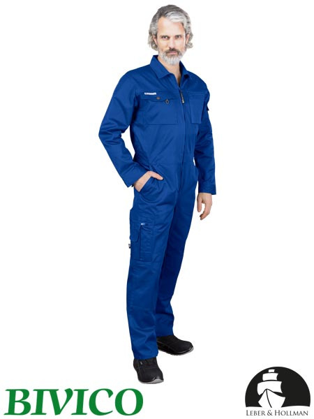 kombinezon roboczy LH-OVERTER Leber&Hollman niebieski kombinezon roboczy LH-OVERTER Leber&Hollman niebieski