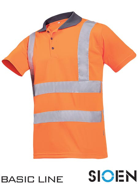 koszulka polo ostrzegawcza SI-GENGA SIOEN pomarańczowa koszulka polo ostrzegawcza SI-GENGA SIOEN pomarańczowa