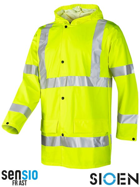 kurtka robocza ostrzegawcza przeciwdeszczowa SI-COCH SIOEN kurtka robocza ostrzegawcza przeciwdeszczowa SI-COCH SIOEN