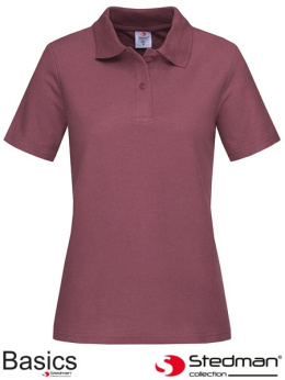 polo damskie SST3100 Stedman burgund