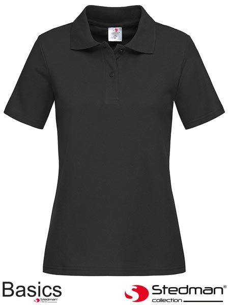 polo damskie SST3100 Stedman czarny polo damskie SST3100 Stedman czarny