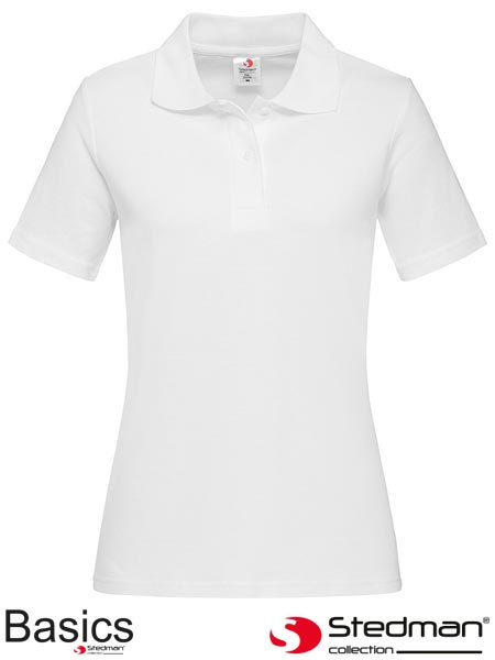 polo damskie SST3100 Stedman biały polo damskie SST3100 Stedman biały
