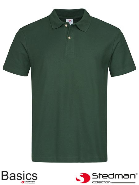 polo męskie SST3000 Stedman zieleń butelkowa polo męskie SST3000 Stedman zieleń butelkowa