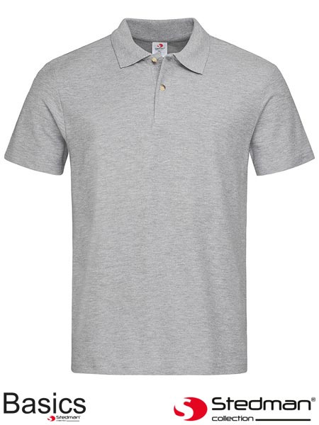 polo męskie SST3000 Stedman szary heather polo męskie SST3000 Stedman szary heather