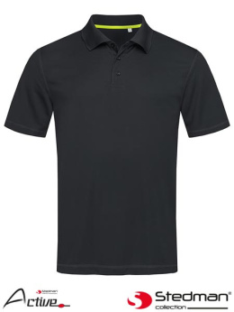 polo męskie SST8450 Stedman czarne