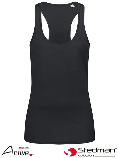 t-shirt damski SST8540 Stedman czarny