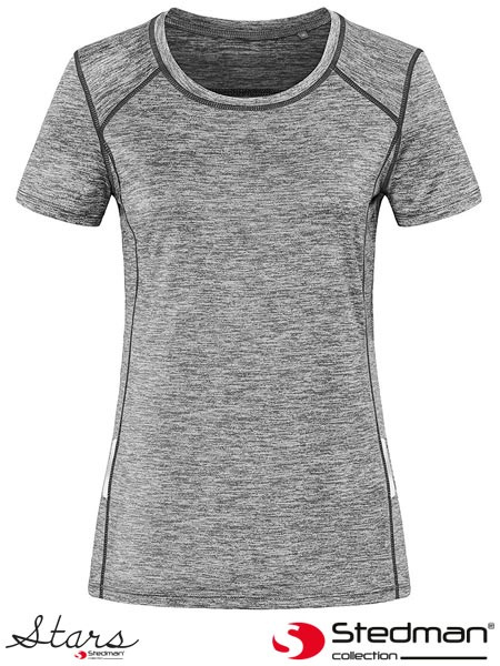t-shirt damskie SST8940 Stedman szary