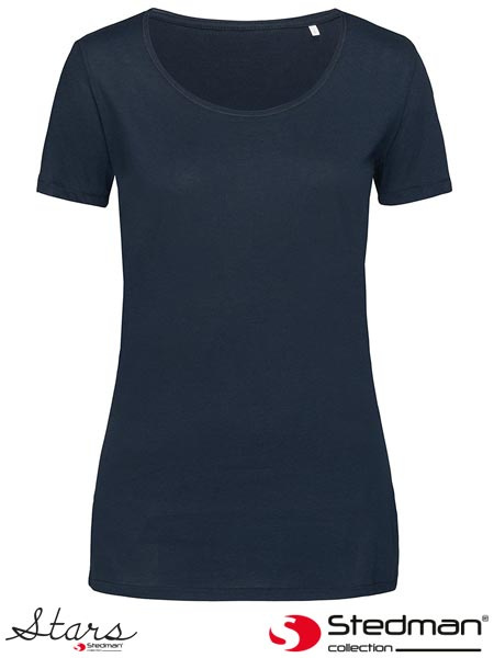 t-shirt damskie SST9110 Stedman granatowy