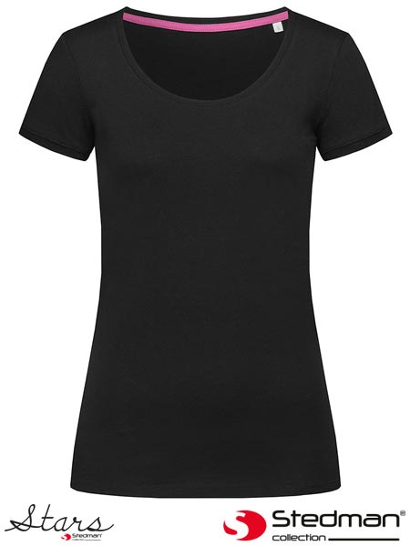 t-shirt damski SST9120 Stedman czarny