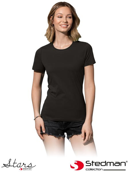 t-shirt damskie ST2600 Stedman czarny t-shirt damskie ST2600 Stedman czarny
