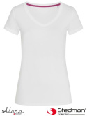t-shirt damski V-NECK SST9130 Stedman biały