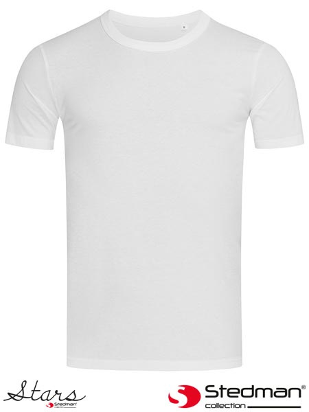t-shirt męski SST9020 Stedman biały t-shirt męski SST9020 Stedman biały