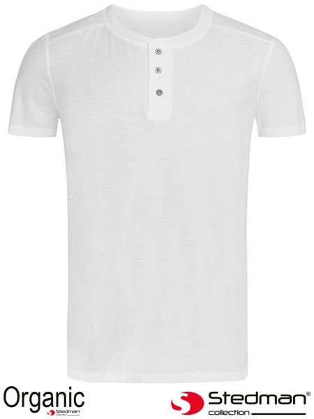 t-shirt męski SST9430 Stedman biały