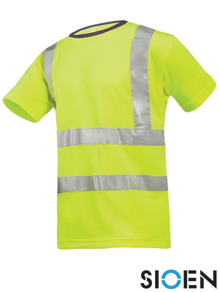 t-shirt odblaskowy SI-AMENO SIOEN żółty t-shirt odblaskowy SI-AMENO SIOEN żółty