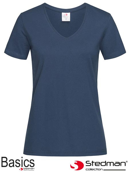 t-shirt damski V-NECK SST2700 Stedman granatowy t-shirt damski V-NECK SST2700 Stedman granatowy
