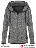 bluza damska SST5950 Stedman dark grey melange bluza damska SST5950 Stedman dark grey melange