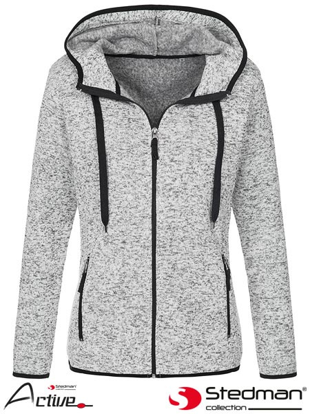 bluza damska SST5950 Stedman light grey melange bluza damska SST5950 Stedman light grey melange