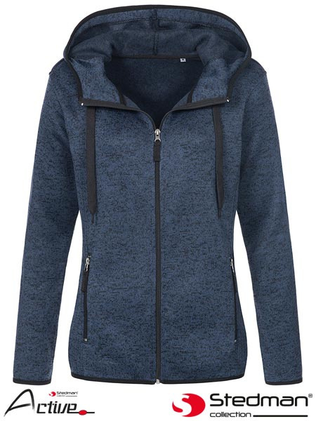 bluza damska SST5950 Stedman marina blue melange bluza damska SST5950 Stedman marina blue melange