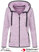 bluza damska SST5950 Stedman purple melange bluza damska SST5950 Stedman purple melange