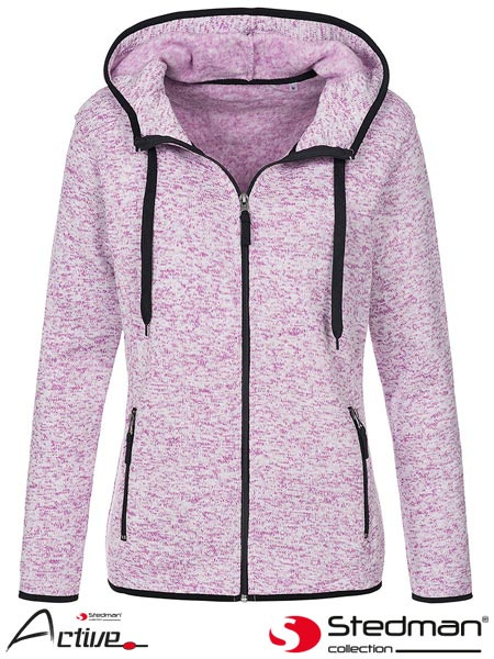 bluza damska SST5950 Stedman purple melange bluza damska SST5950 Stedman purple melange