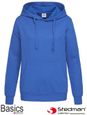 bluza damska z kapturem SST4110 Stedman niebieska
