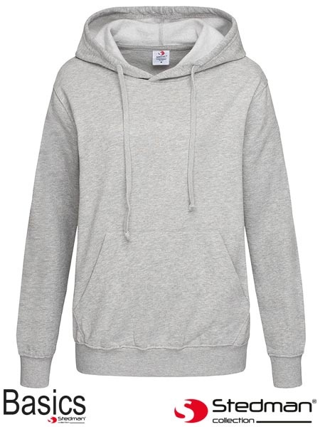bluza damska z kapturem SST4110 Stedman szara