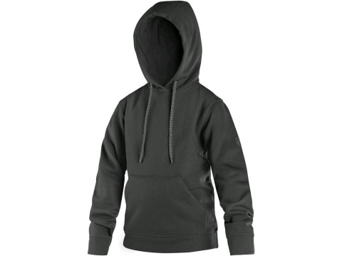 bluza dziecięca z kapturem Aryn CXS Canis czarna