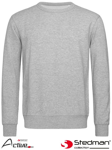 bluza męska SST5620 Stedman szara bluza męska SST5620 Stedman szara