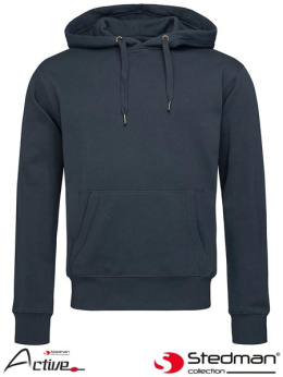 bluza męska z kapturem SST5600 Stedman granatowa