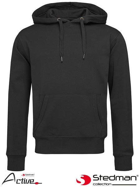 bluza męska z kapturem SST5600 Stedman czarna