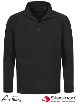 bluza męska z polaru SST5020 Stednam czarna