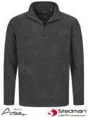 bluza męska z polaru SST5020 Stednam szara bluza męska z polaru SST5020 Stednam szara