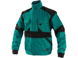 bluza robocza męska Luxy Eda 2w1 przedłużony wariant CXS Canis zielono-czarna