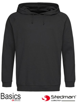 bluza z kapturem SST4200 Stedman czarna