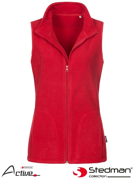 kamizelka damska z polaru SST5110 Stedman czerwona kamizelka damska z polaru SST5110 Stedman czerwona
