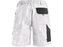 CXS Canis Luxy Tomas krótkie spodenki robocze biało-szare CXS Canis Luxy Tomas krótkie spodenki robocze biało-szare