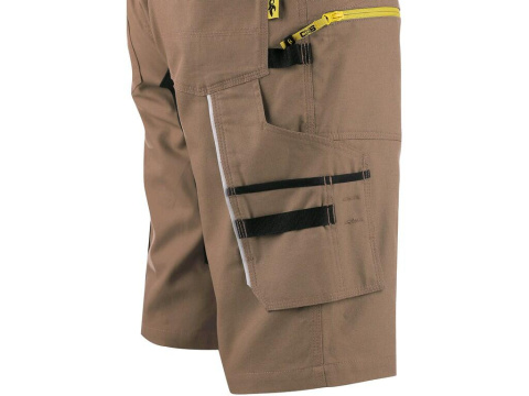 CXS Canis szorty robocze męskie Stretch beżowo-czarne CXS Canis szorty robocze męskie Stretch beżowo-czarne