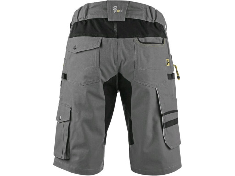 CXS Canis Stretch krótkie spodenki robocze męskie szaro-czarne CXS Canis Stretch krótkie spodenki robocze męskie szaro-czarne