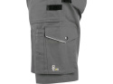 CXS Canis szorty robocze męskie Stretch szaro-czarne CXS Canis szorty robocze męskie Stretch szaro-czarne