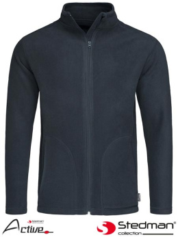 kurtka męska z polaru SST5030 Stednam granatowy