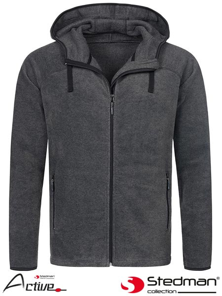 kurtka męska z polaru SST5040 Stedman anthra heather kurtka męska z polaru SST5040 Stedman anthra heather