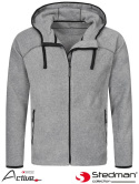 kurtka męska z polaru SST5040 Stedman szary heather kurtka męska z polaru SST5040 Stedman szary heather