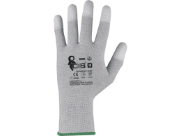 rękawice robocze antystatyczne ESD powlekane opuszki palców Siloli CXS Canis