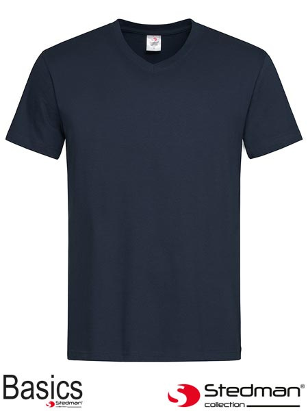 t-shirt męski V-NECK SST2300 Stedman granatowy midnight