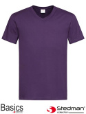 t-shirt męski V-NECK SST2300 Stedman jagodowy