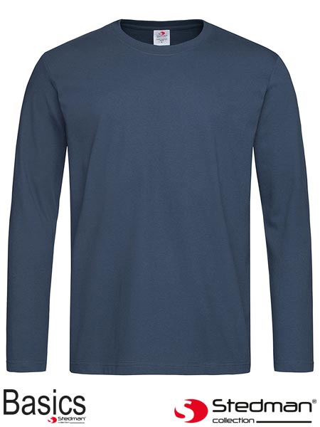 t-shirt męski z długim rękawem SST2130 Stedman granatowy t-shirt męski z długim rękawem SST2130 Stedman granatowy