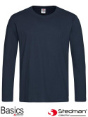 t-shirt męski z długim rękawem SST2500 Stedman granatowy midnight t-shirt męski z długim rękawem SST2500 Stedman granatowy midnight